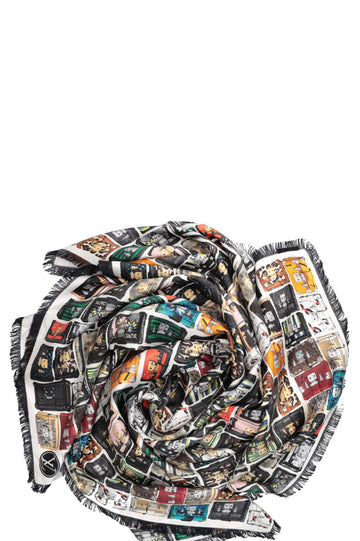 Louis Vuitton  Scarf Tribute to Petite Malle Silk Multicolor