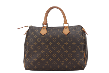 LOUIS VUITTON SPEEDY 30 (M41526) MONOGRAM CANVAS GOLD HARDWARE WITH LOCK AND KEYS, NO DUST COVER