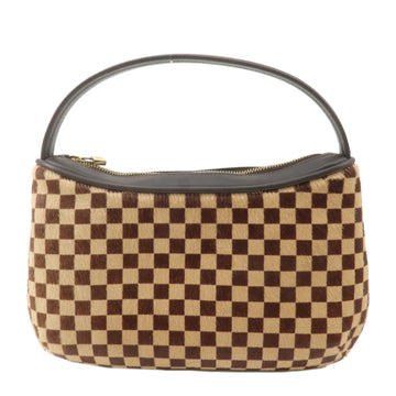 Louis Vuitton Damier Sauvage Tiger Hand Bag Brown M92132