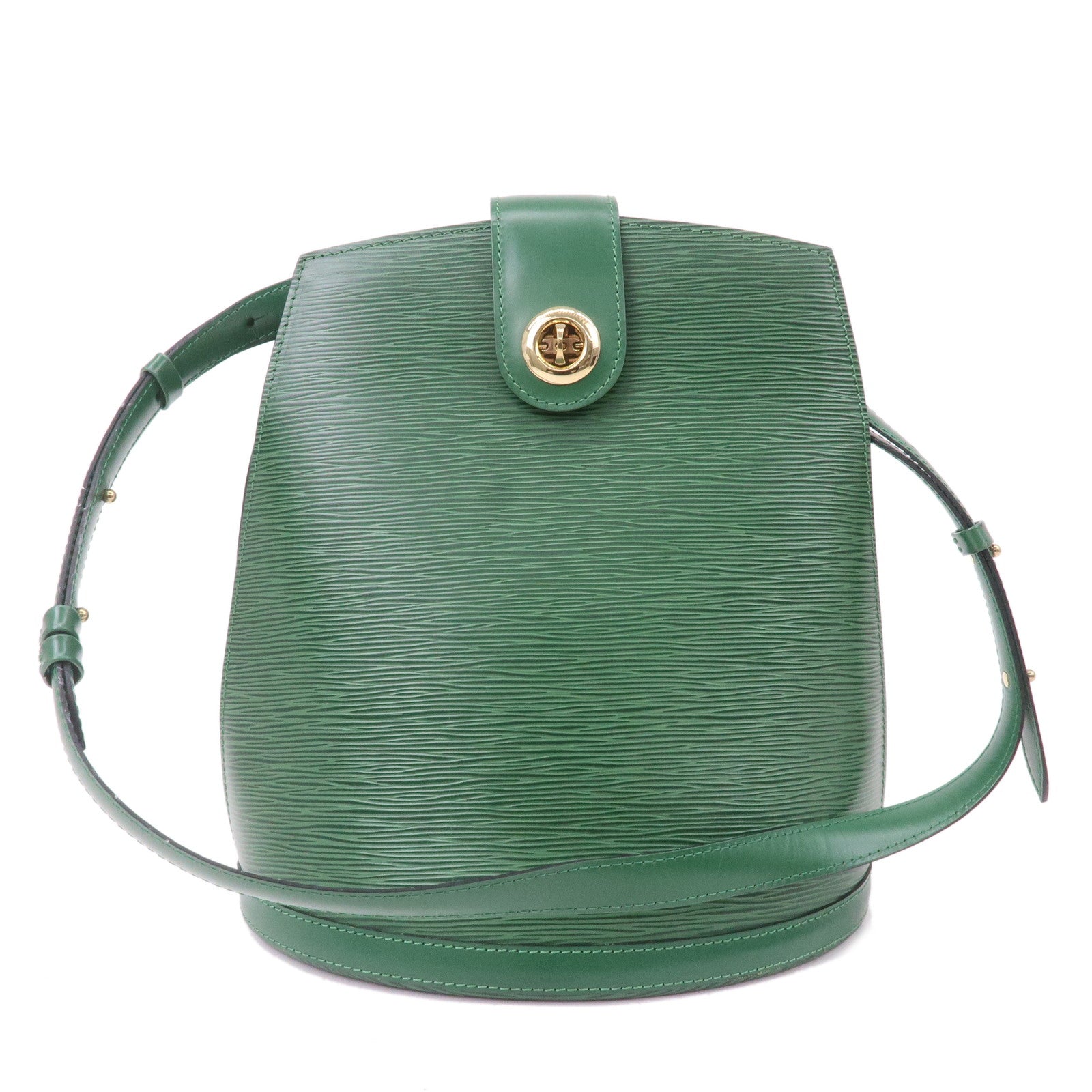 Louis Vuitton Epi Cluny Shoulder Bag Borneo Green M52254