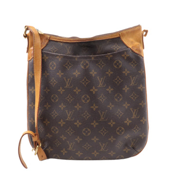 Louis Vuitton Monogram Odeon MM Shoulder Bag Brown M56389