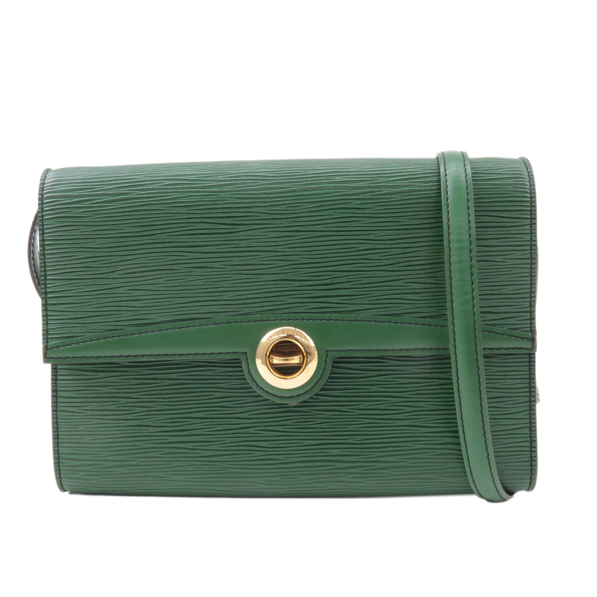 Louis Vuitton Epi Pochette Arche Shoulder Bag Borneo Green M52574