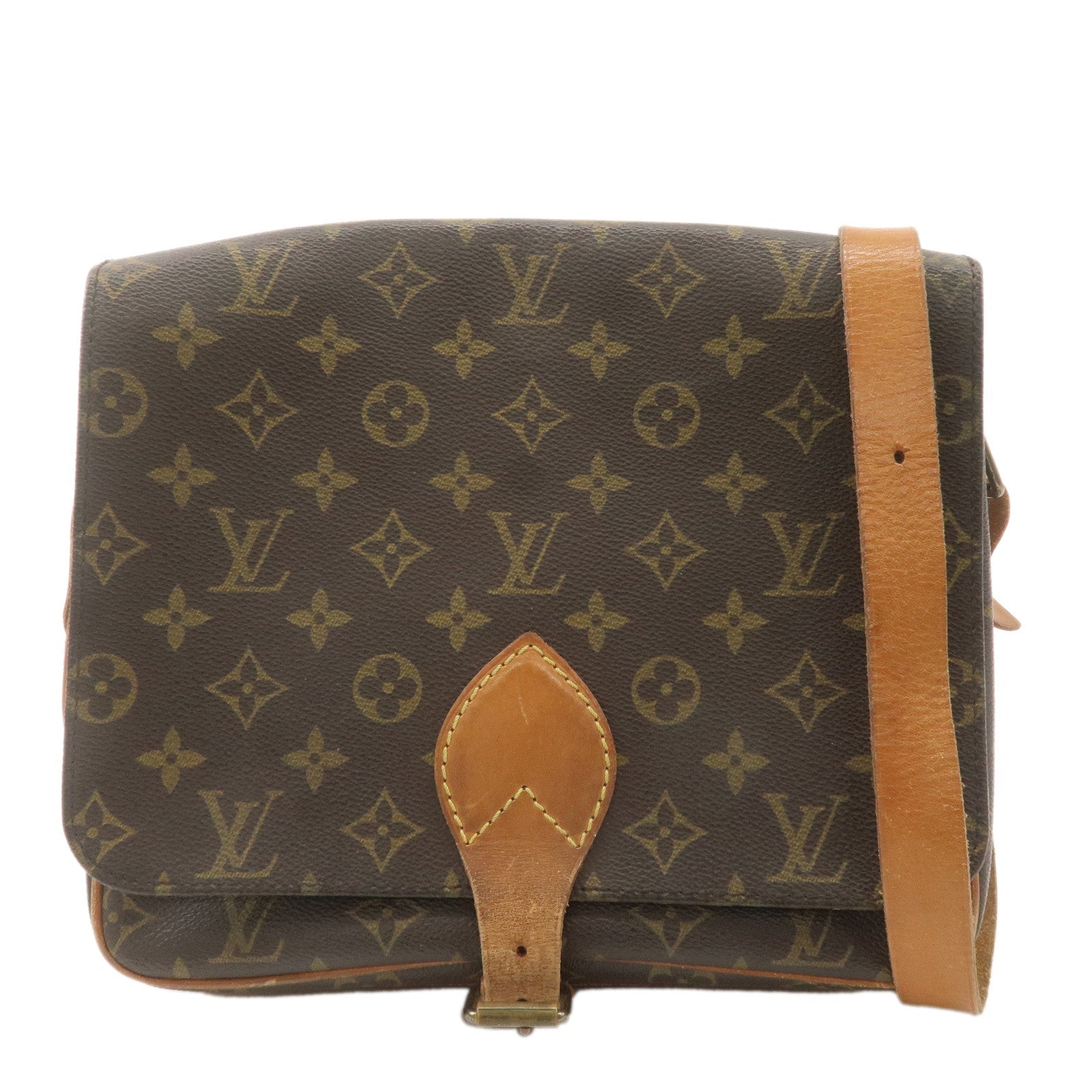 Louis Vuitton Monogram Cartouchiere 26 Shoulder Bag M51252