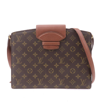 Louis Vuitton Monogram Courcelles Shoulder Bag Brown M51375