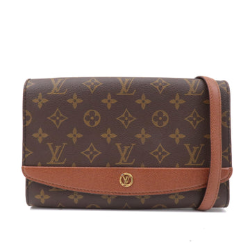 Louis Vuitton Monogram Bordeaux 24 Shoulder Bag Brown M51798