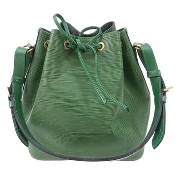 Louis Vuitton Epi Petit Noe Leather Shoulder Bag Green M44104