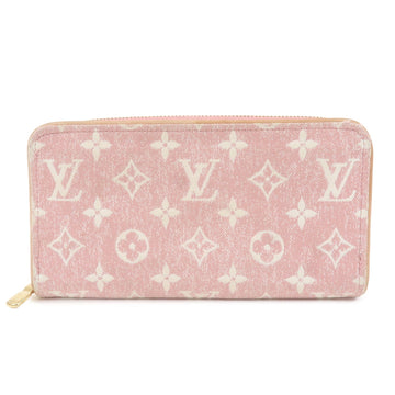 Louis Vuitton Monogram Denim Zippy Wallet Round Zip Wallet M81182