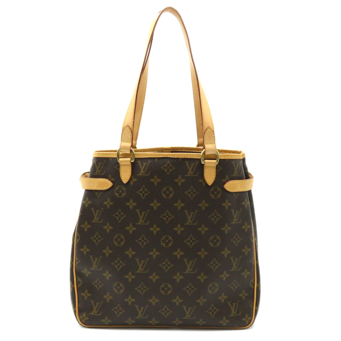 Louis Vuitton Vintage Vertical Bag Tote Bag PVC Coated Canvas Monogram Brown M51153