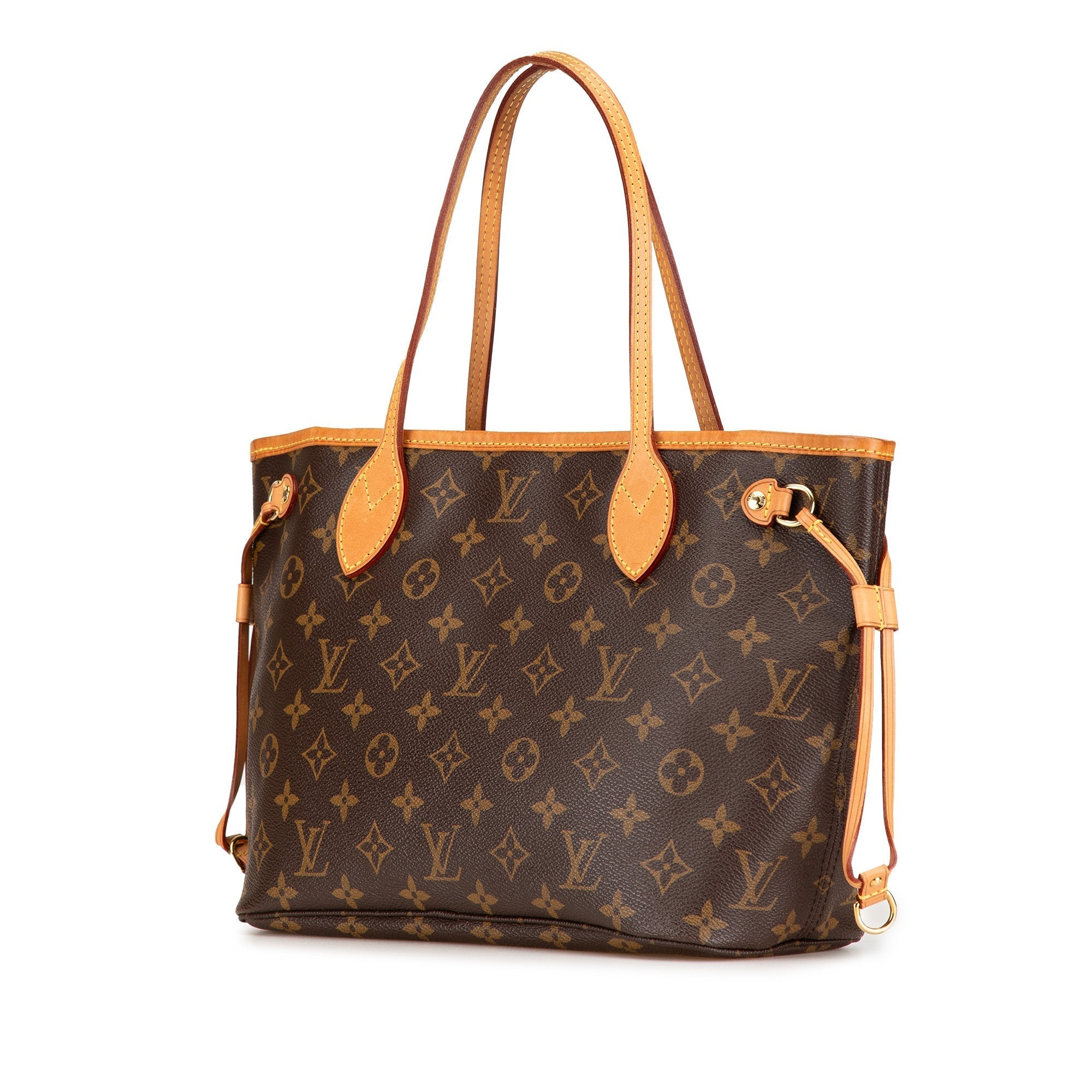 Brown Louis Vuitton Monogram Neverfull PM Tote Bag