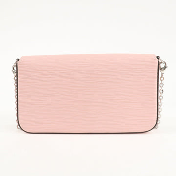 Louis Vuitton Epi Pochette Felicie Shoulder Bag Rose M62467