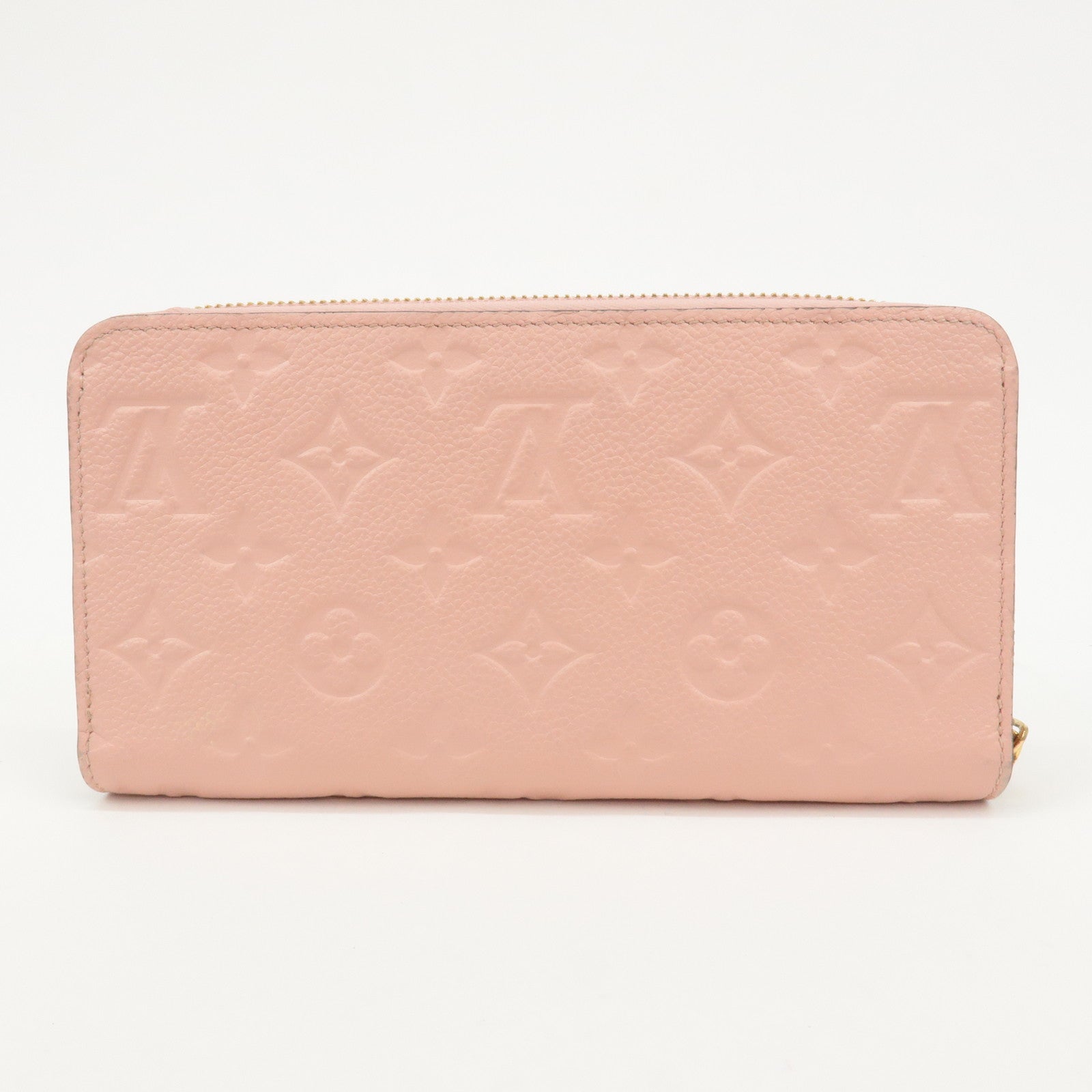 Louis Vuitton Monogram Empreinte Zippy Wallet Rose Poudre M64090