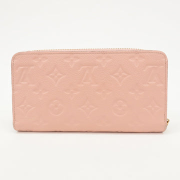 Louis Vuitton Monogram Empreinte Zippy Wallet Rose Poudre M64090