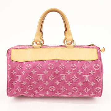 Louis Vuitton Monogram Denim Neo Speedy Boston Bag Pink M95214
