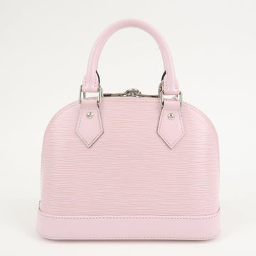 Louis Vuitton Epi Alma BB Hand Bag Rose Ballerine M41323