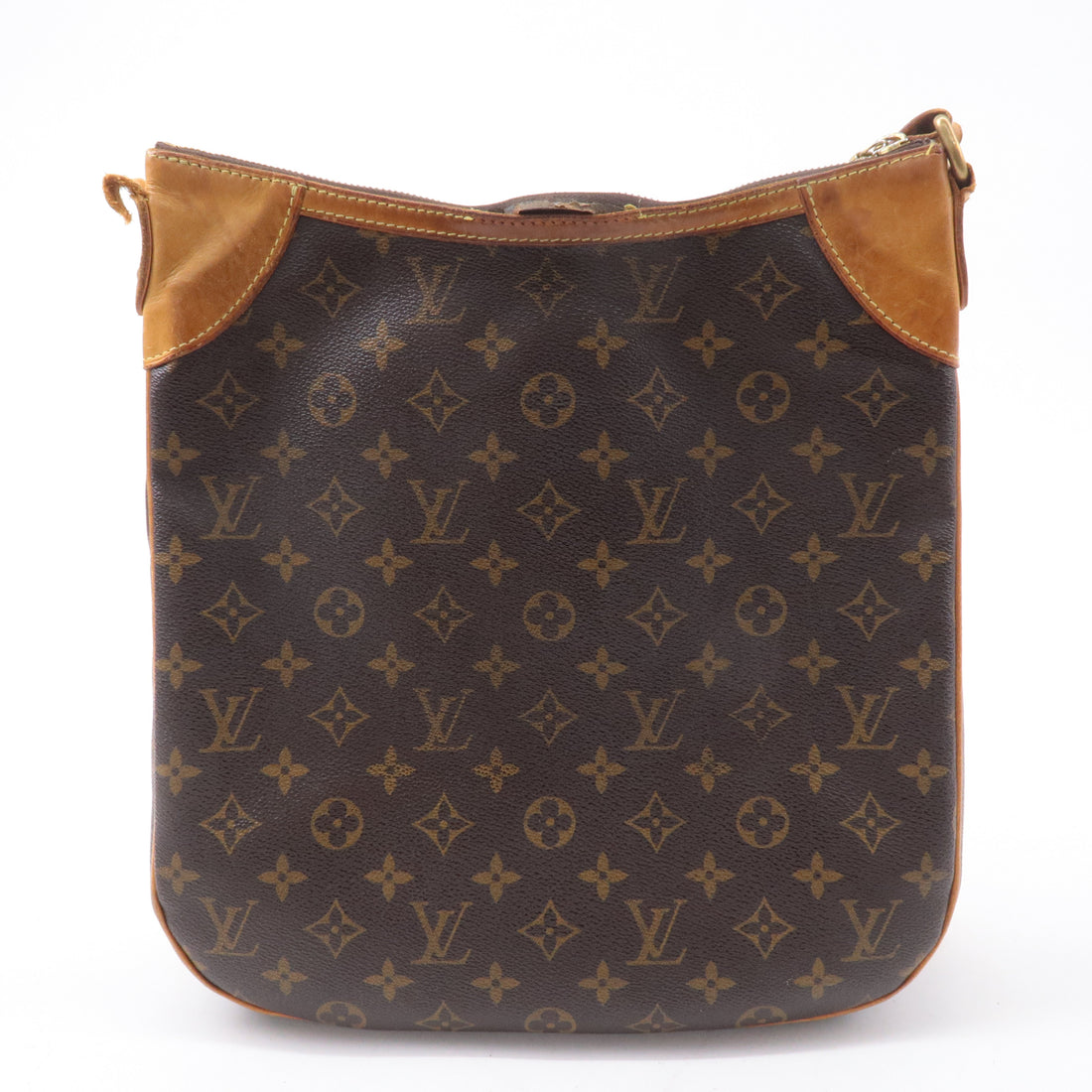 Louis Vuitton Monogram Odeon MM Shoulder Bag Brown M56389