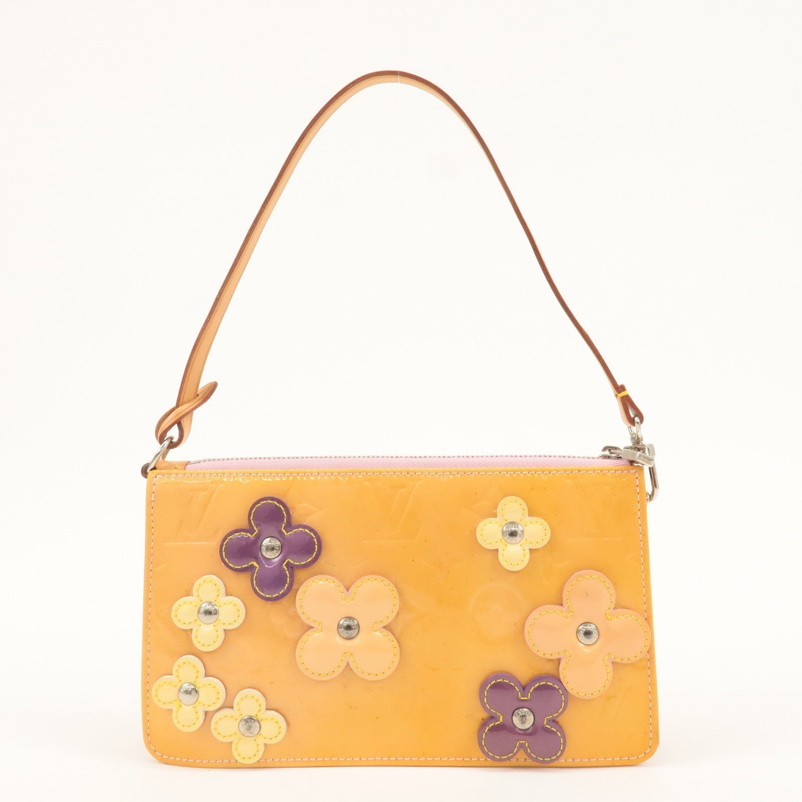 Louis Vuitton Monogram Vernis Flower Lexington Pouch M92248