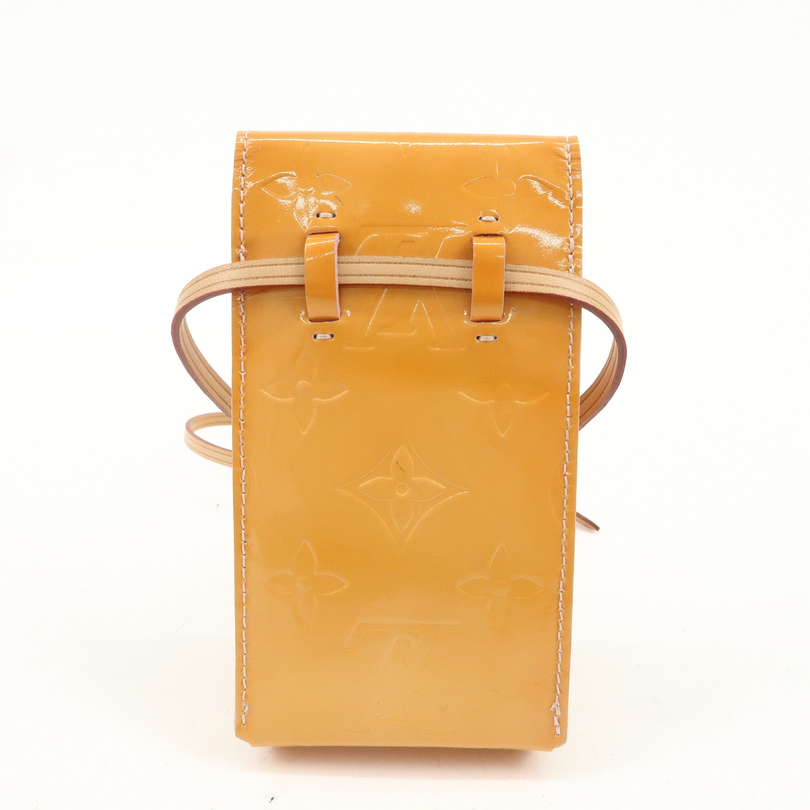 Louis Vuitton Monogram Vernis Cigarette Case Rose M91051