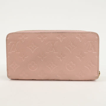 Louis Vuitton Monogram Empreinte Zippy Wallet Rose Poudre M64090