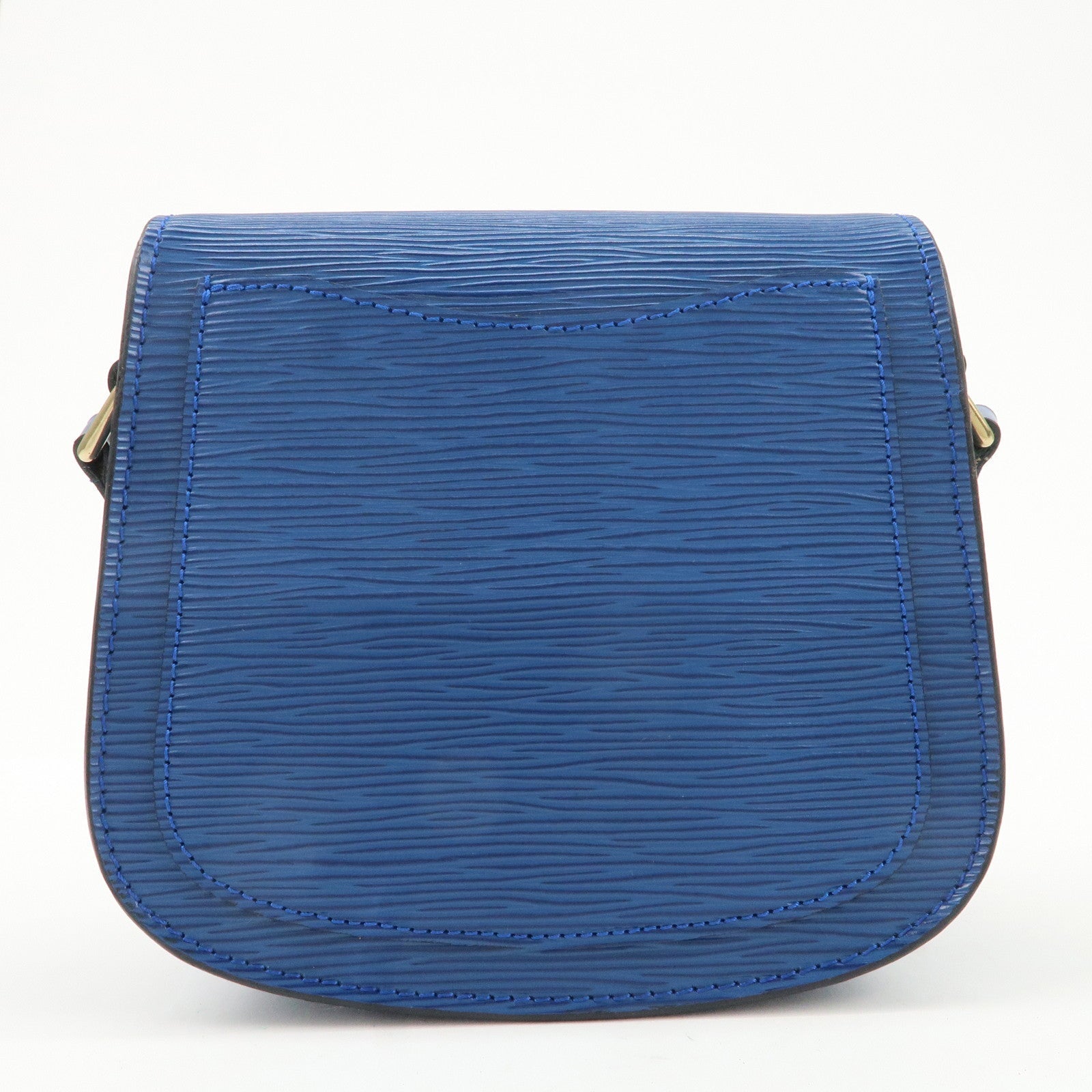 Louis Vuitton Epi Mini Saint Cloud Shoulder Bag Blue M52215