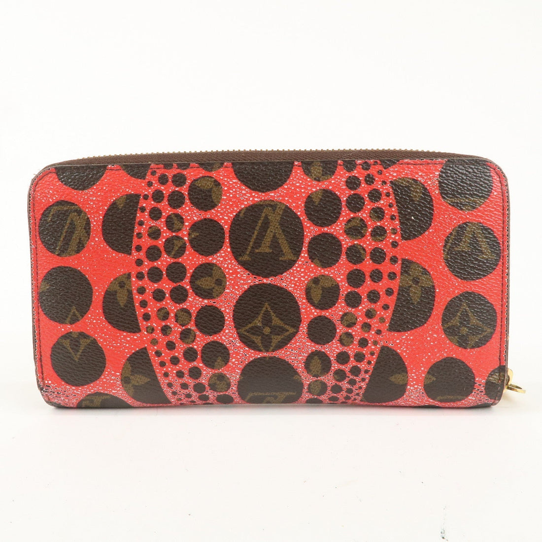 Louis Vuitton Monogram Yayoi Kusama Pumpkin Dots Zippy Wallet
