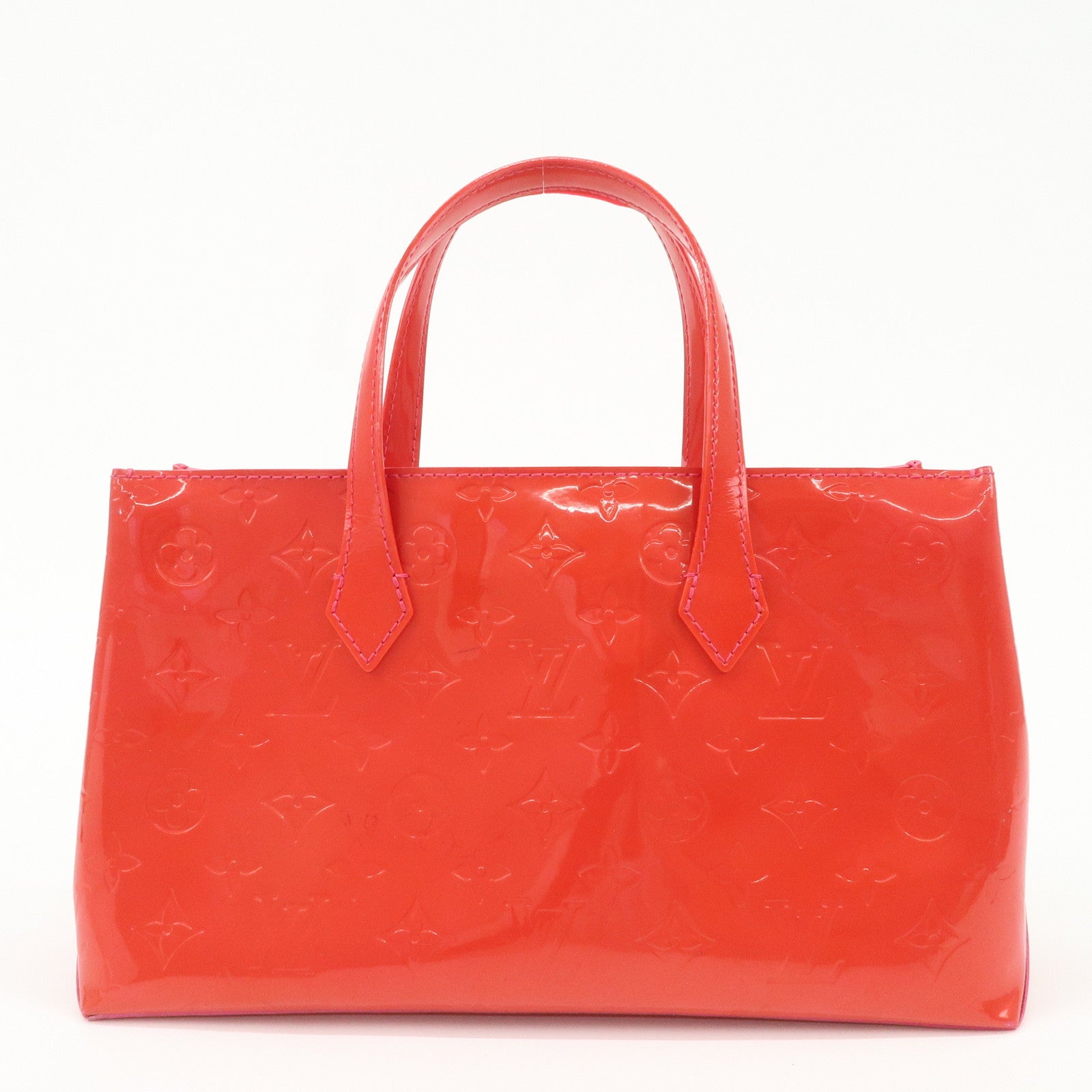 Louis Vuitton Monogram Vernis Wilshire PM Rose Pop M93643