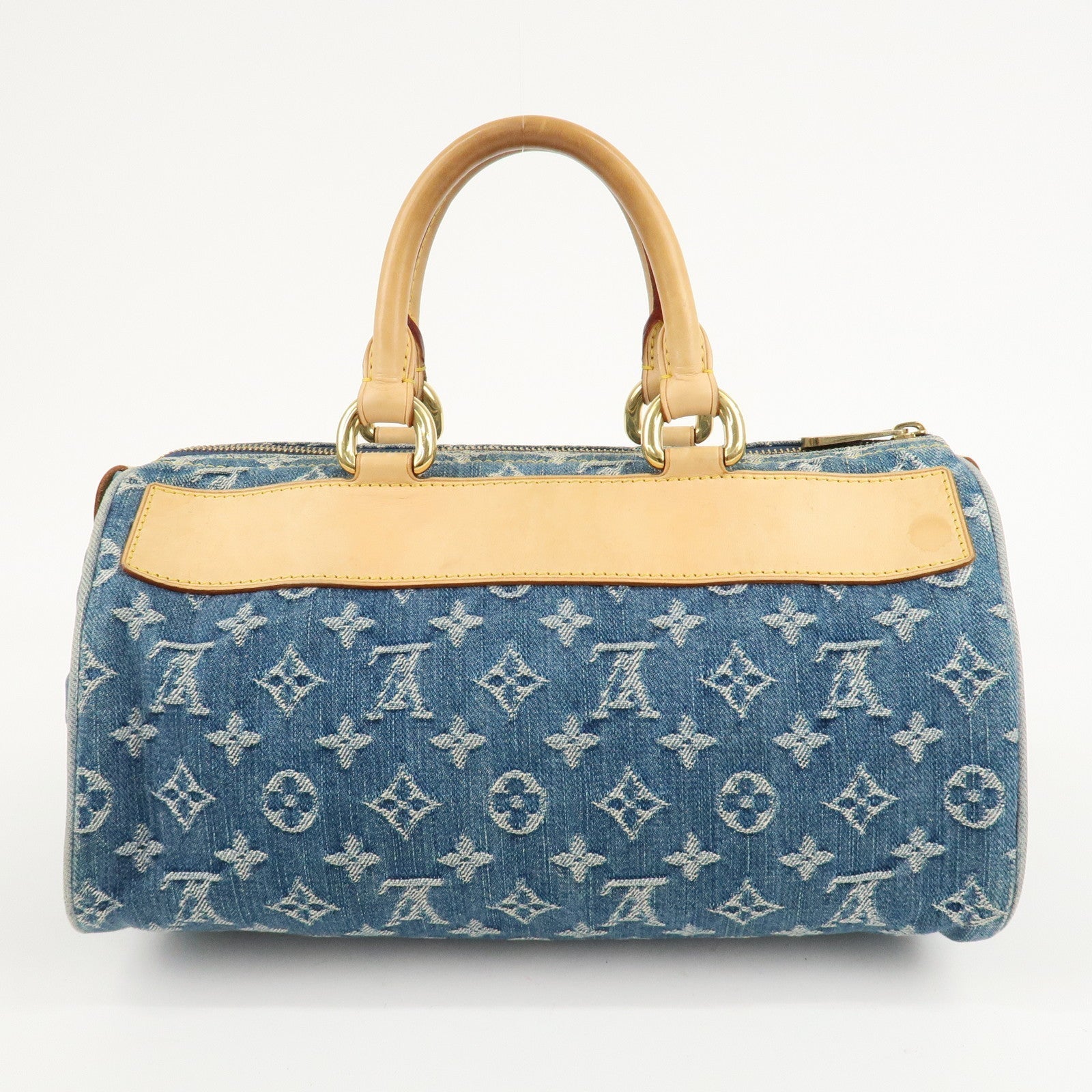 Louis Vuitton Monogram Denim Neo Speedy Boston Bag Blue M95019