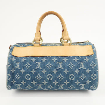 Louis Vuitton Monogram Denim Neo Speedy Boston Bag Blue M95019