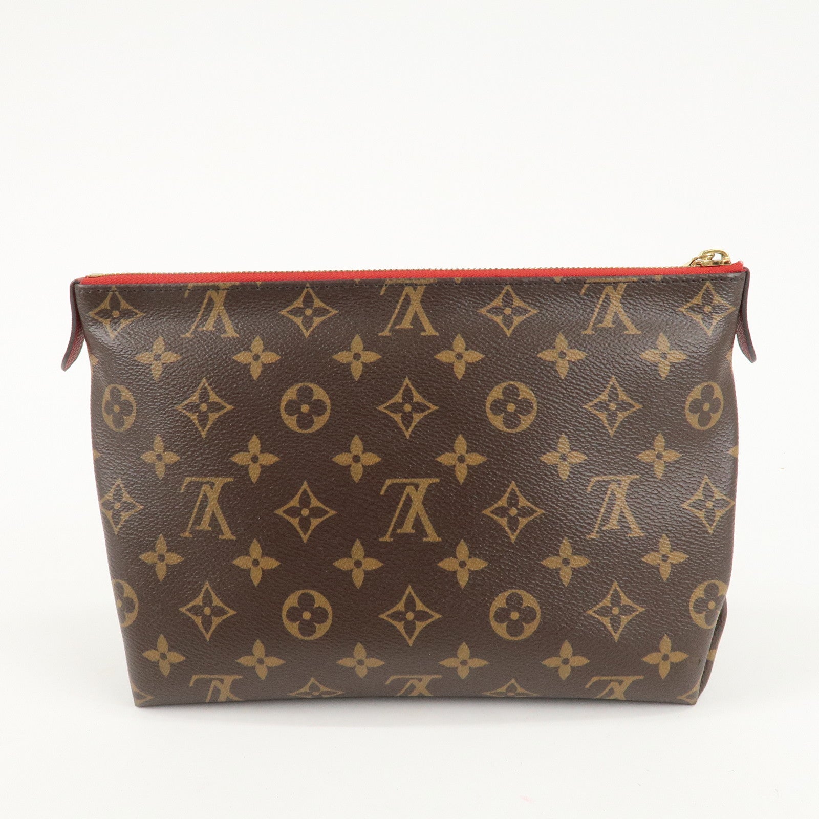 Louis Vuitton Monogram Pallas Beauty Case Brown Red M64123