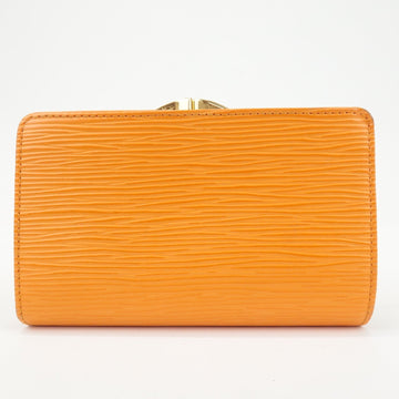 Louis Vuitton Epi Porte Monnaie Vienova Bi-Fold Wallet Mandarin