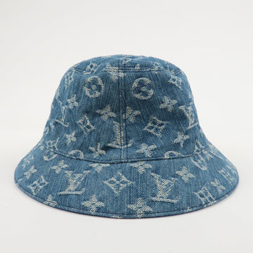 Louis Vuitton Monogram Denim Bucket Hat Essential 58 M78772