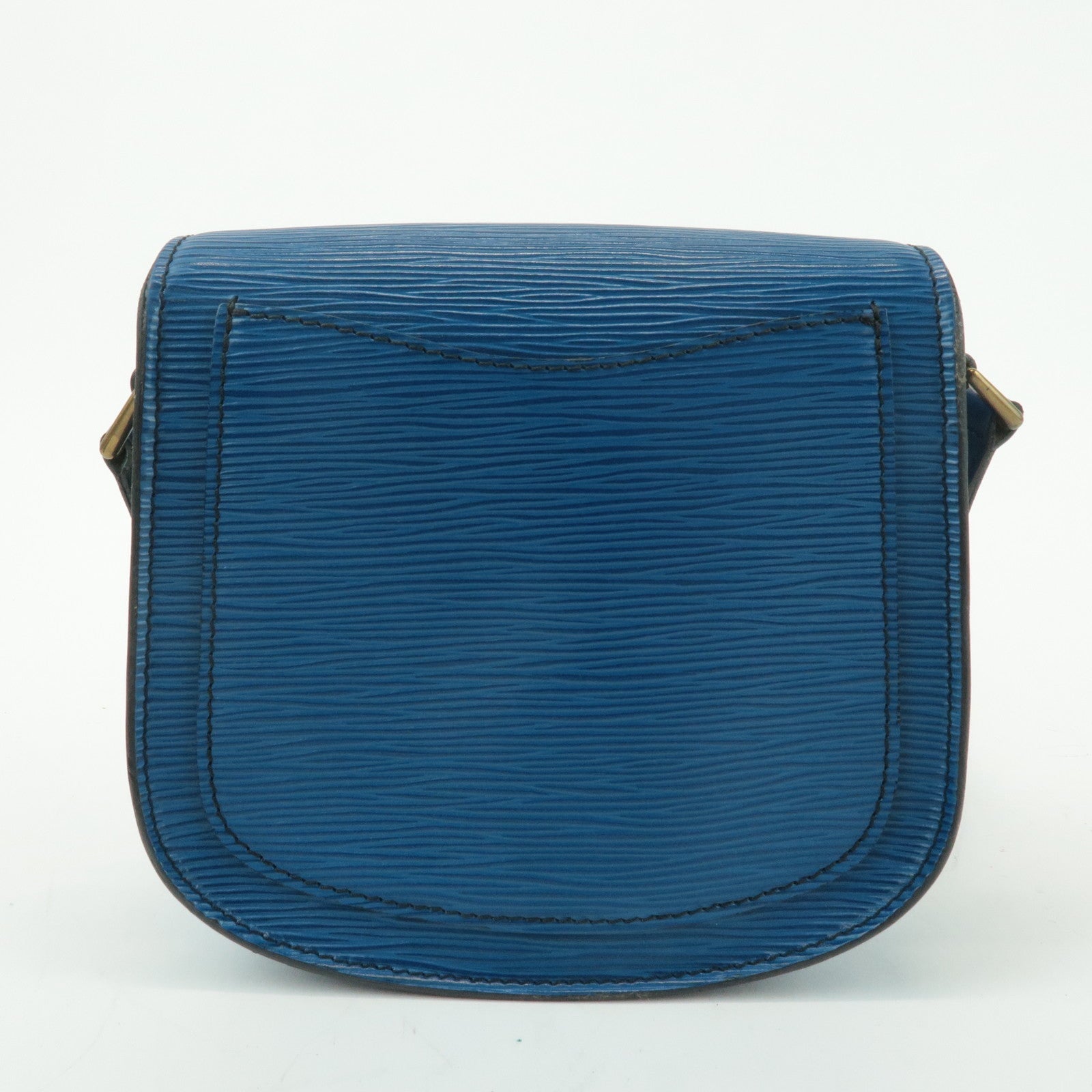 Louis Vuitton Epi Mini Saint Cloud Shoulder Bag Blue M52215