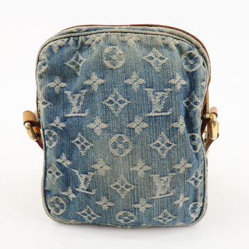 Louis Vuitton Monogram Denim Camera Bag Shoulder Bag Blue M95348