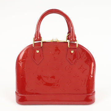 Louis Vuitton Monogram Vernis Alma BB Cerise Hand Bag M90174