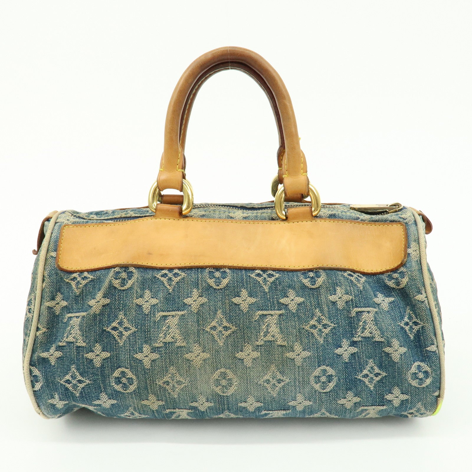 Louis Vuitton Monogram Denim Neo Speedy Boston Bag Blue M95019