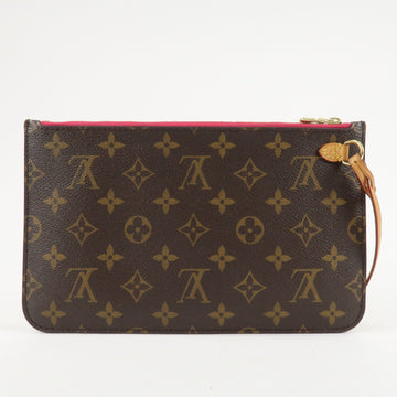Louis Vuitton Monogram Pouch for Neverfull MM Tote Bag Fuchsia