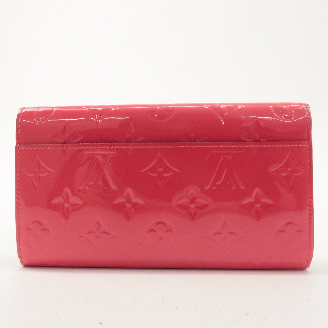 Louis Vuitton Monogram Vernis Portefeuille Sarah Hot Pink M90313