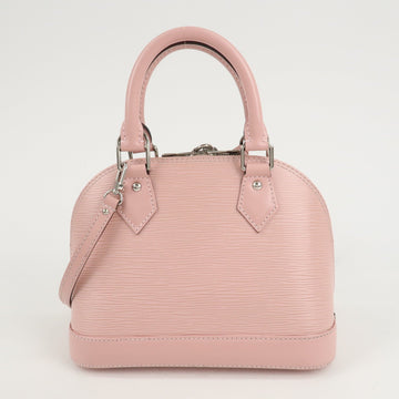 Louis Vuitton Epi Alma BB 2Way Hand Bag Rose Ballerine M41327