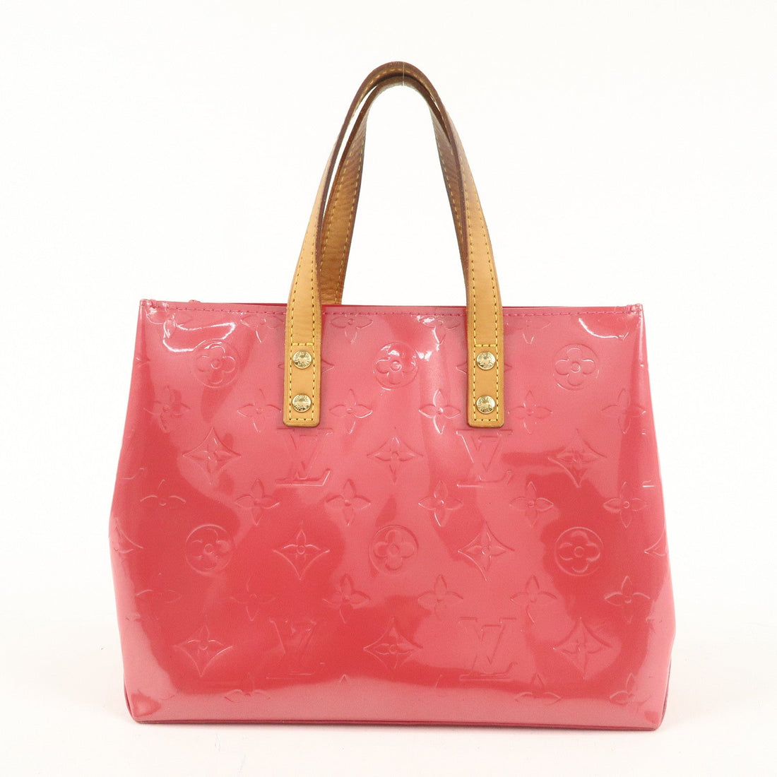 Louis Vuitton Monogram Vernis Lead PM Hand Bag Framboise M9132F