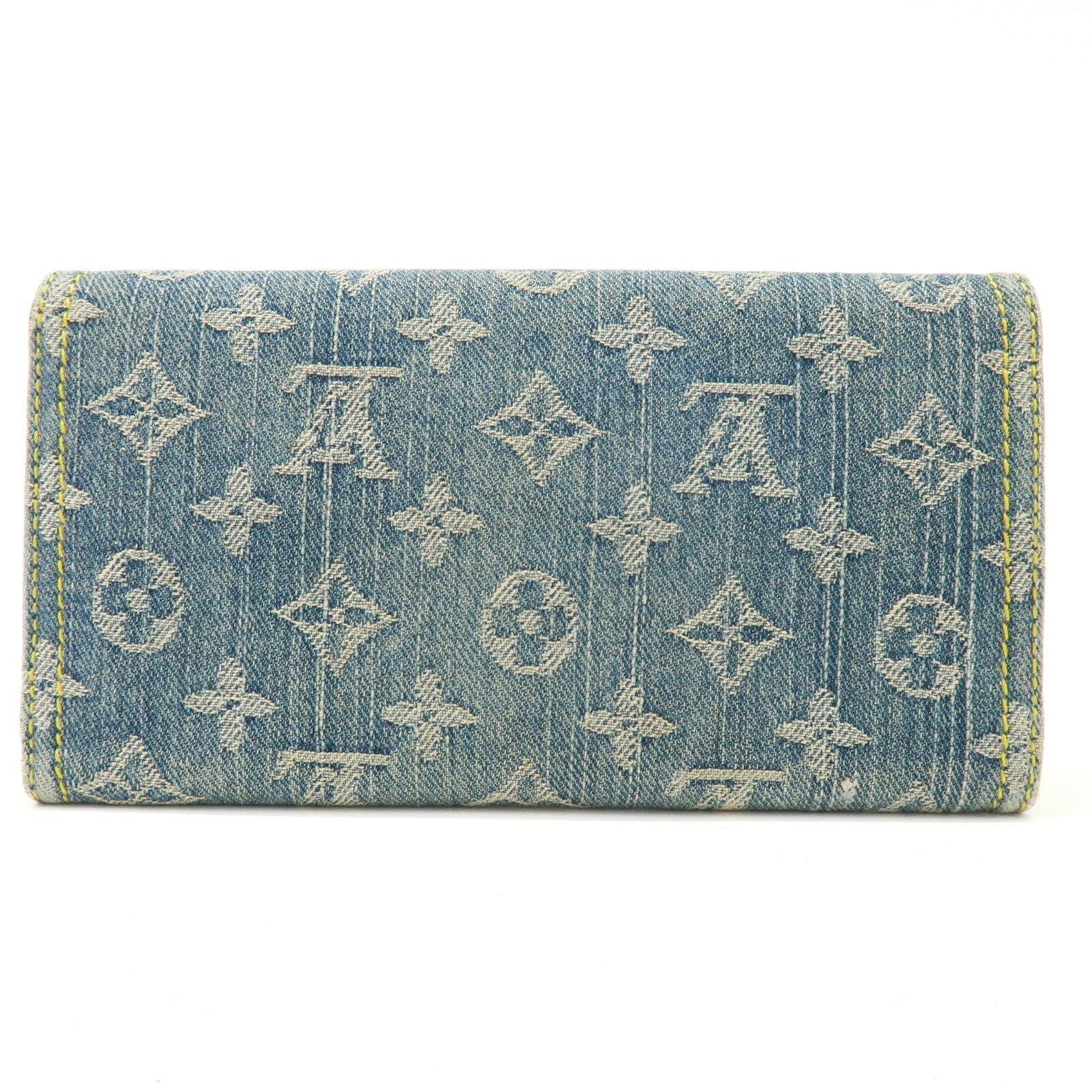 Louis Vuitton Monogram Denim Portefeuille Amelia Wallet M95511