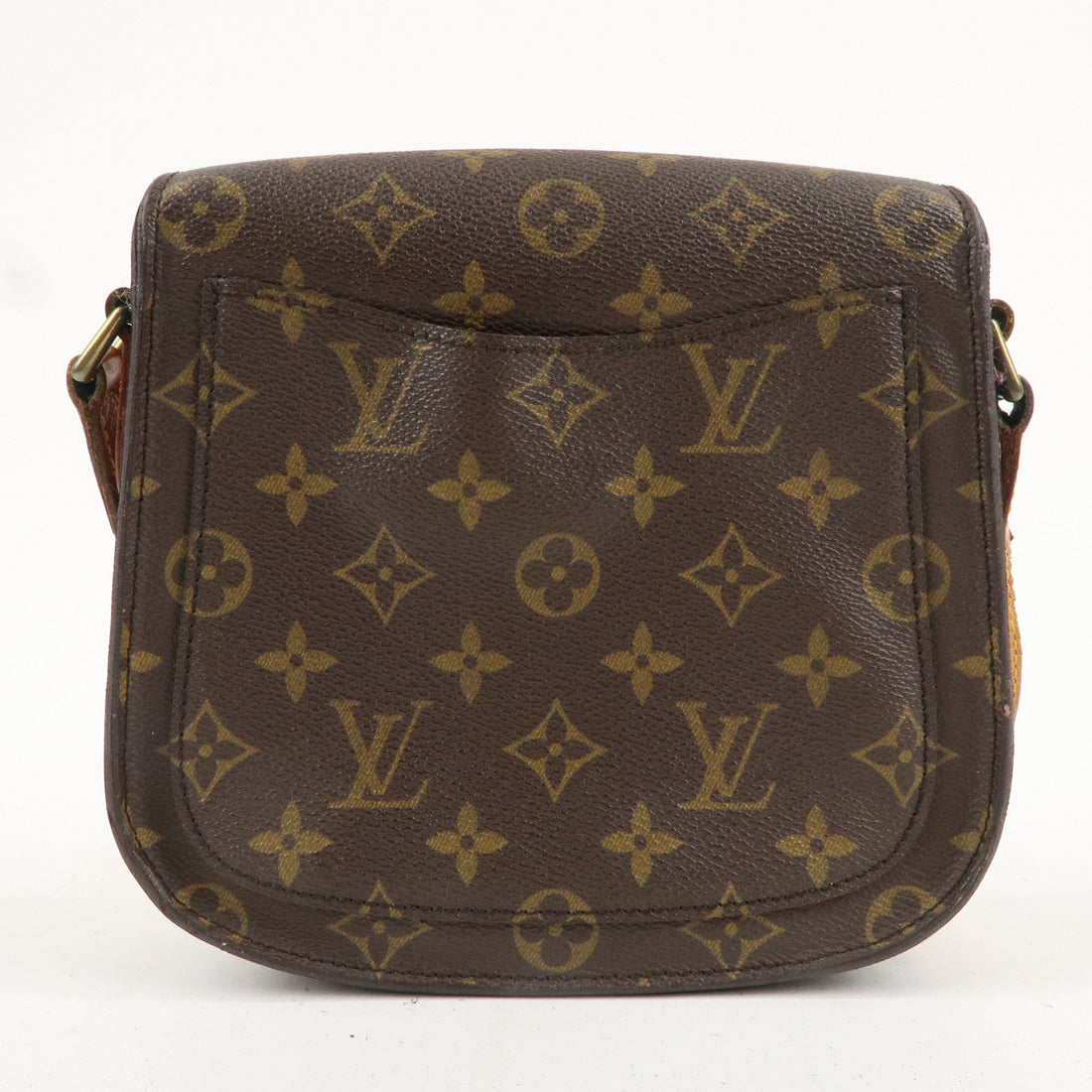 Louis Vuitton Monogram Saint Cloud MM Shoulder Bag Brown M51243