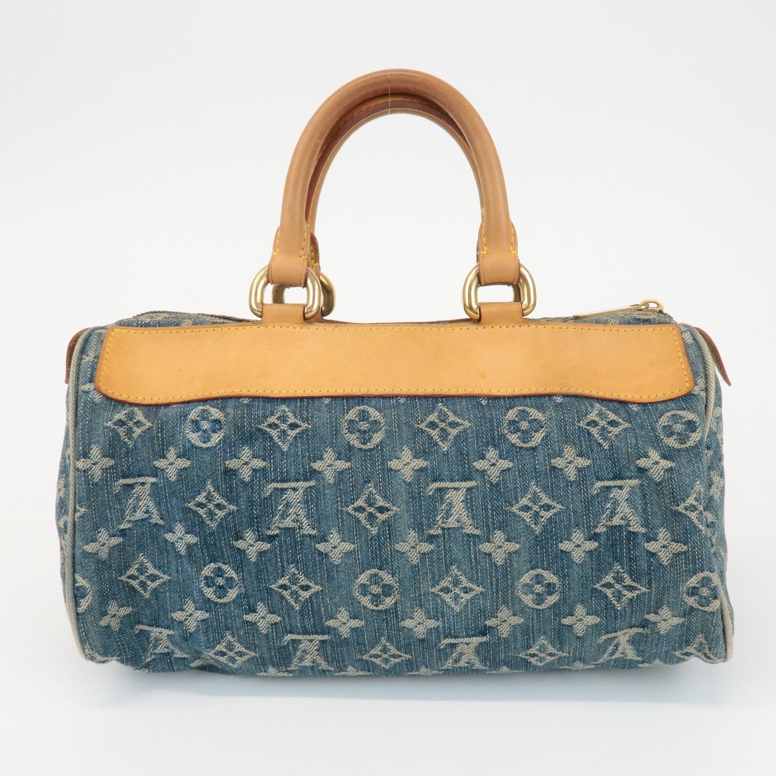 Louis Vuitton Monogram Denim Neo Speedy Boston Bag Blue M95019