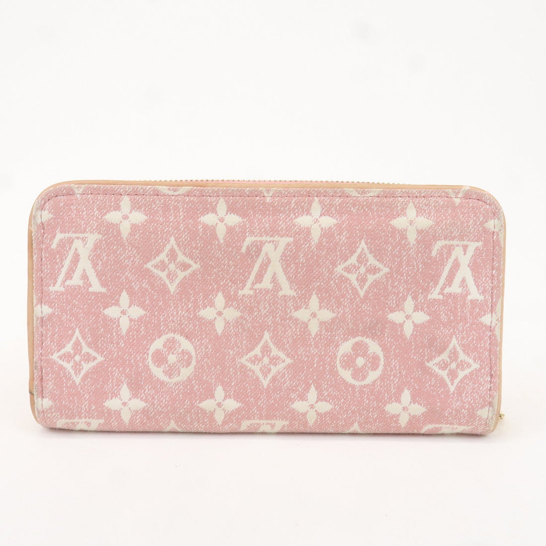 Louis Vuitton Monogram Denim Zippy Wallet Round Zip Wallet M81182
