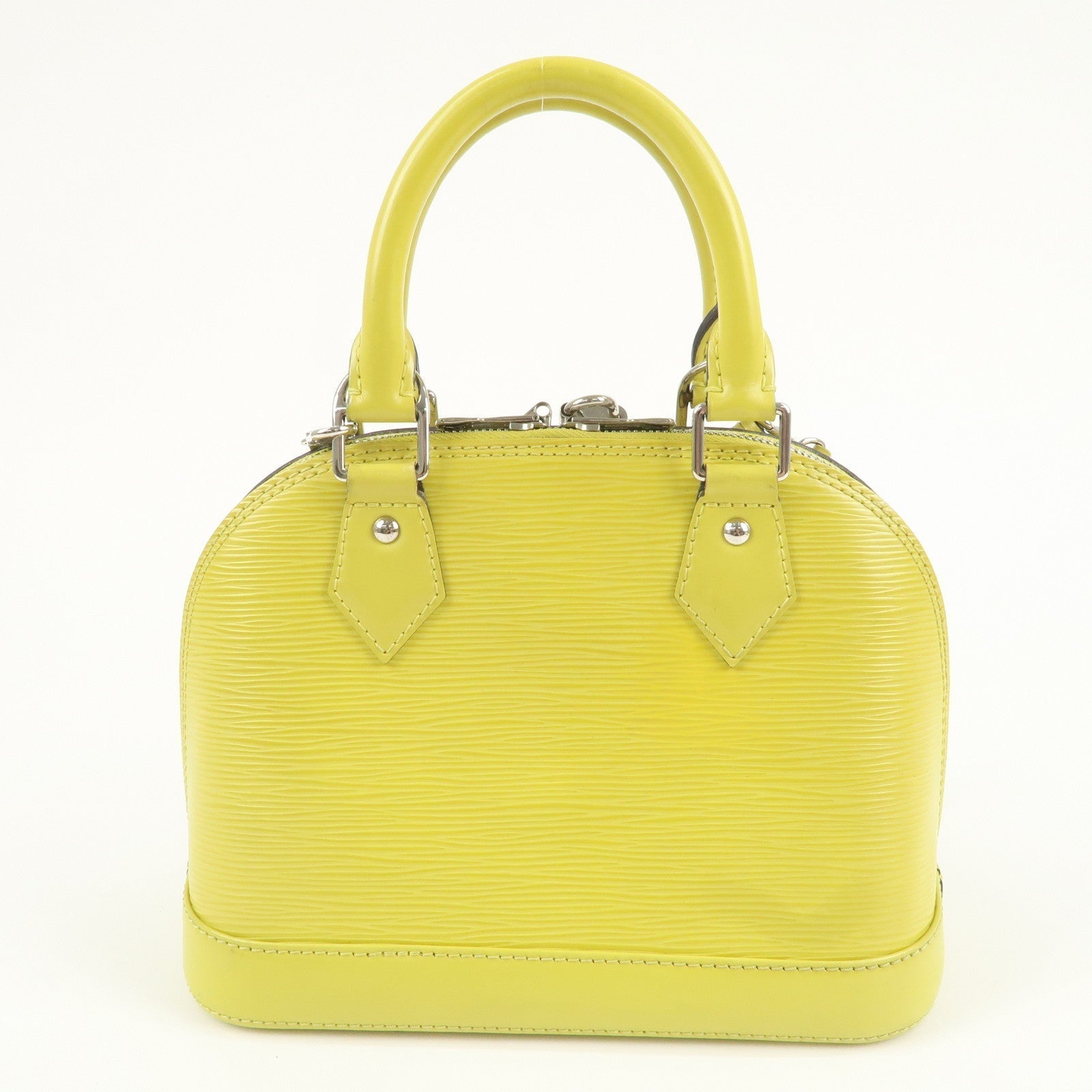 Louis Vuitton Epi Alma BB 2way Bag Hand Bag Pistache M40981