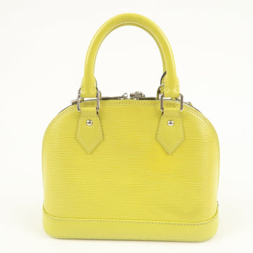 Louis Vuitton Epi Alma BB 2way Bag Hand Bag Pistache M40981