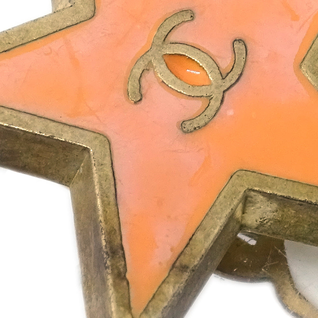 Chanel Star Earrings Clip-On Pink 01P