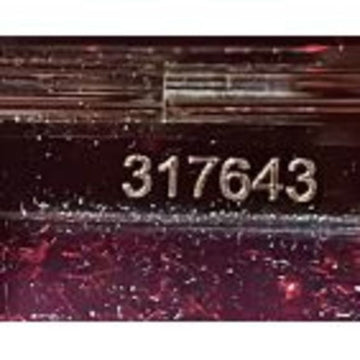 one of a kind, vintage, Gucci Aristographic Red Glitter Plexiglass clutch made of red glitter faceted heavy resin plastic with a latch top