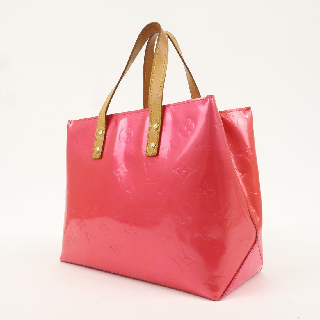 Louis Vuitton Monogram Vernis Lead PM Hand Bag Pink M991221