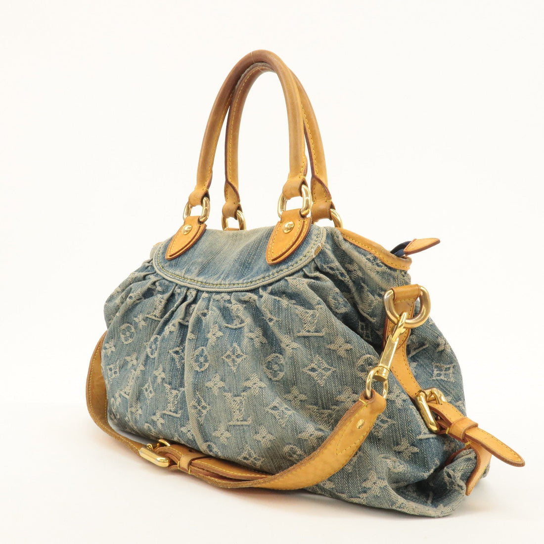 Louis Vuitton Monogram Denim Neo Cabby MM 2Way Bag M95349