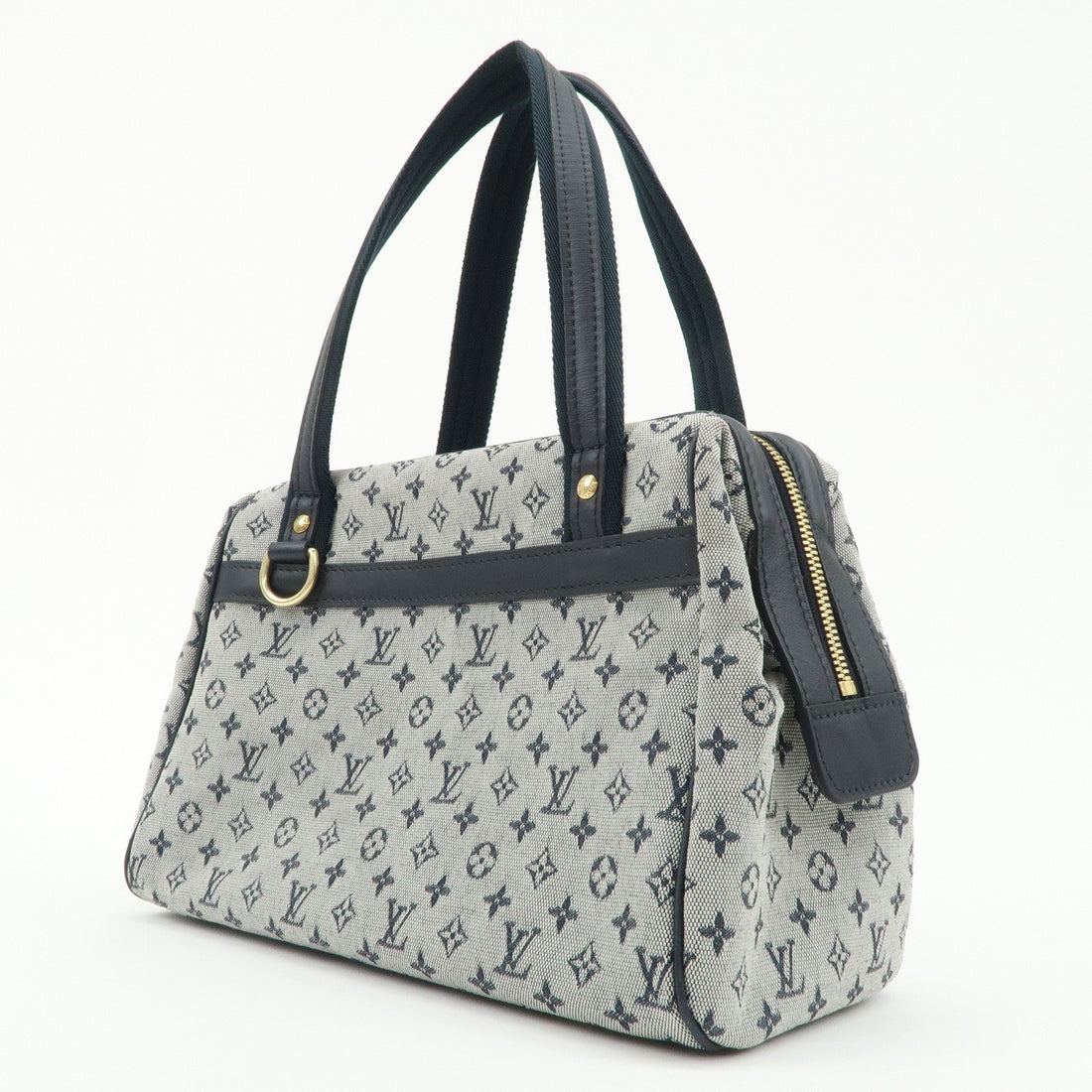 Louis Vuitton Monogram Mini Josephine PM Hand Bag Blue M92214