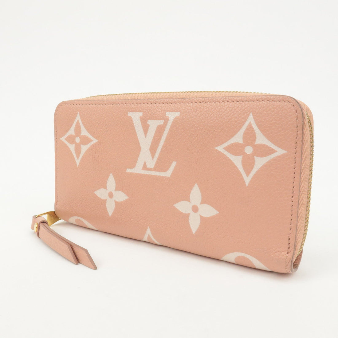 Louis Vuitton Monogram Empreinte Bicolor Zippy Wallet Rose M81645
